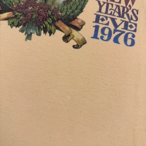 VTG Y2K Liquid Blue Grateful Dead Live At the Cow Palace NYE 1976 Grey Tag - Med - Picture 5 of 11